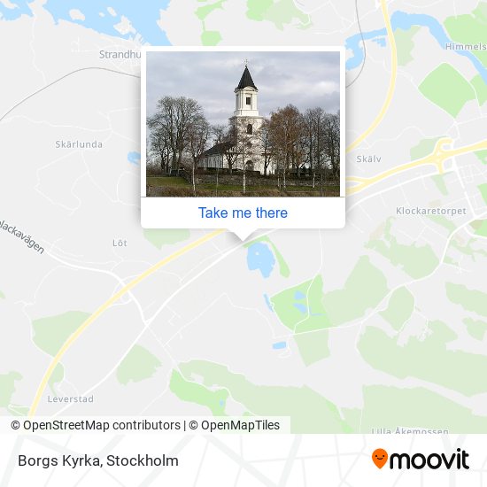 Borgs Kyrka map