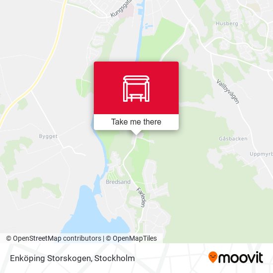 Enköping Storskogen map