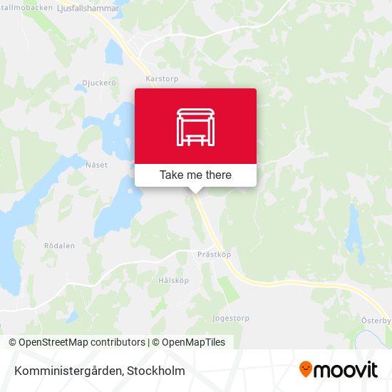Komministergården map