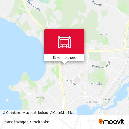Sandåsvägen map