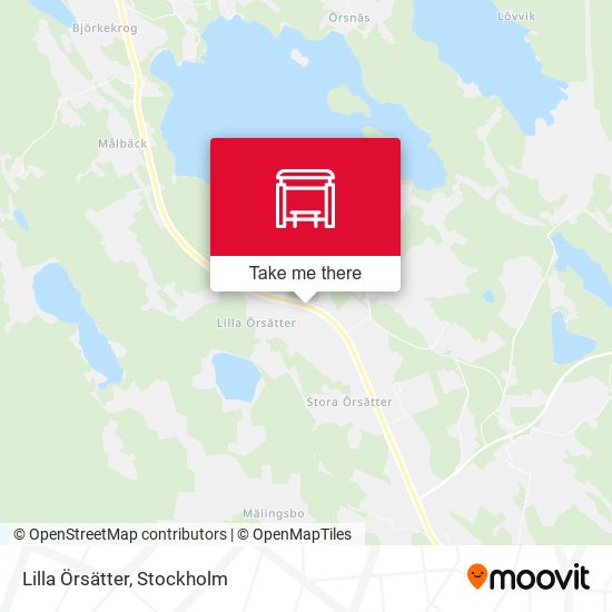 Lilla Örsätter map