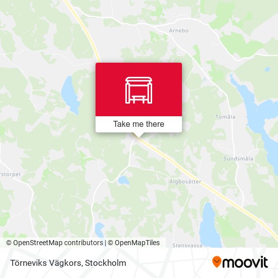 Törneviks Vägkors map
