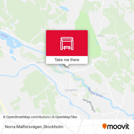 Norra Malforsvägen map