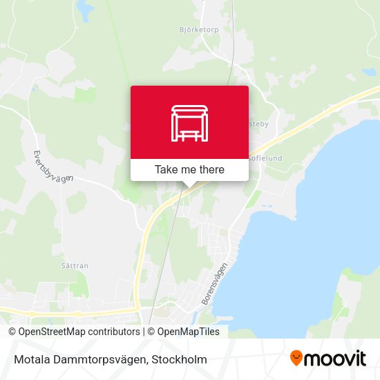Motala Dammtorpsvägen map