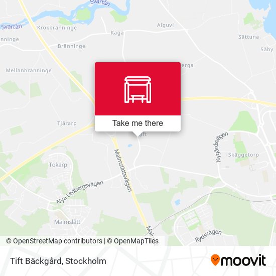 Tift Bäckgård map