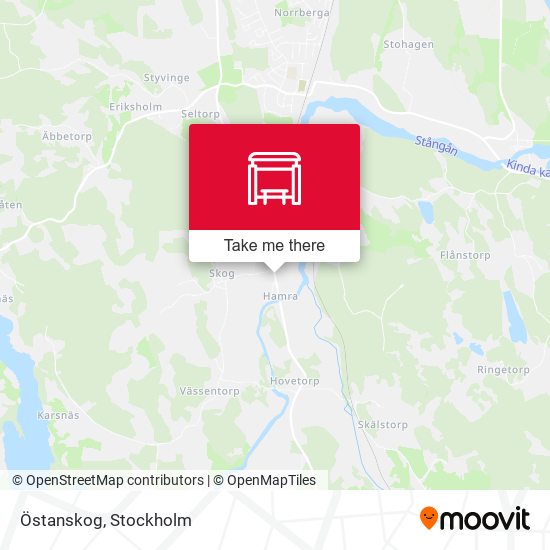 Östanskog map