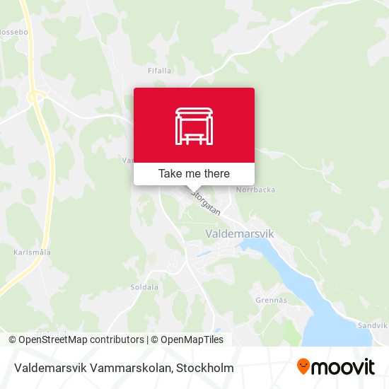 Valdemarsvik Vammarskolan map