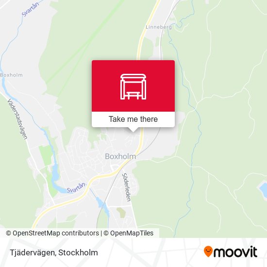 Tjädervägen map
