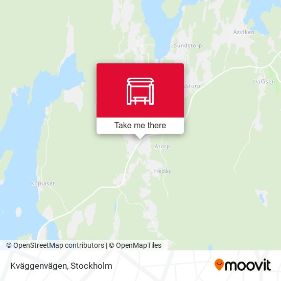Kväggenvägen map