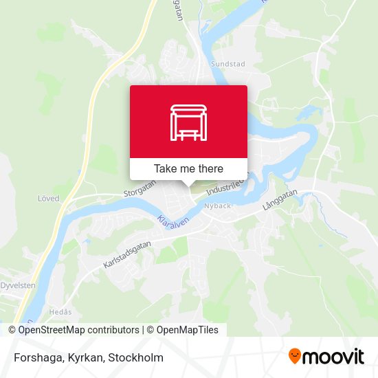 Forshaga, Kyrkan map