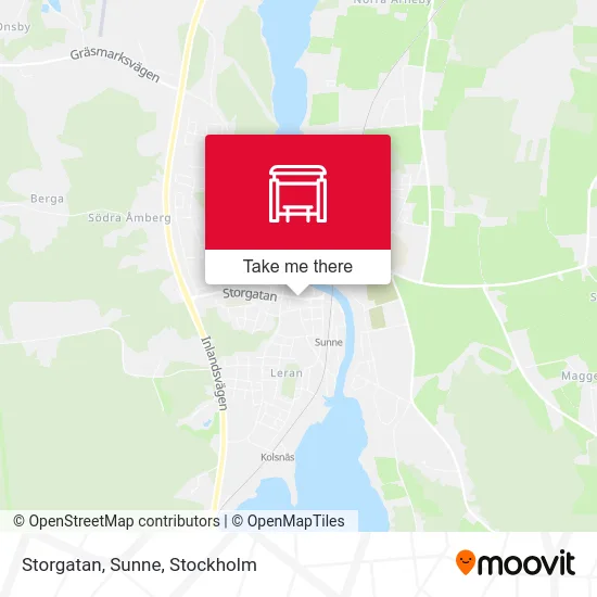 Storgatan, Sunne map