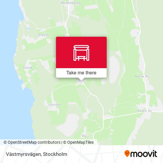 Västmyrsvägen map