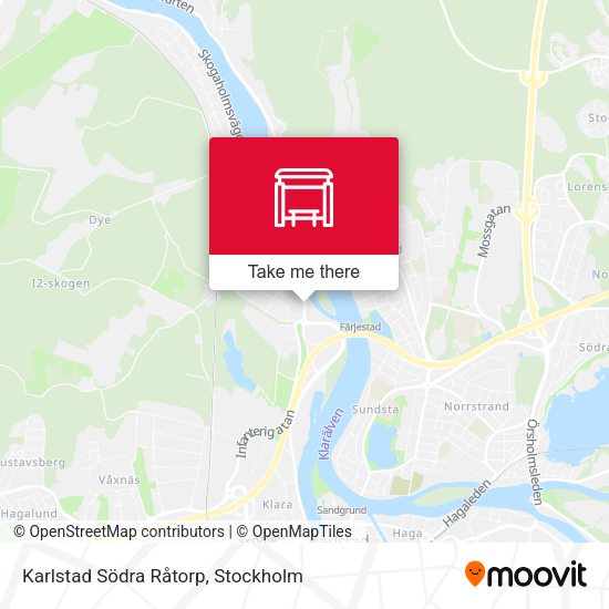 Karlstad Södra Råtorp map