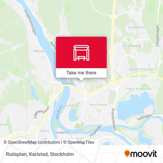 Rudsplan, Karlstad map