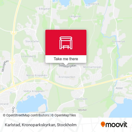 Karlstad, Kronoparkskyrkan map