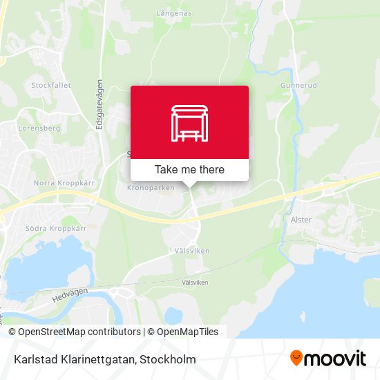 Karlstad Klarinettgatan map