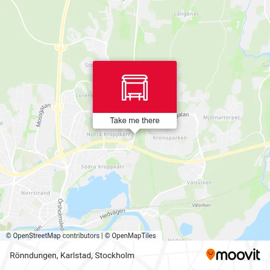 Rönndungen, Karlstad map
