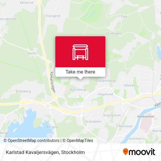 Karlstad Kavaljersvägen map
