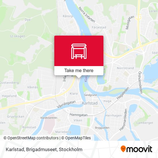 Karlstad, Brigadmuseet map