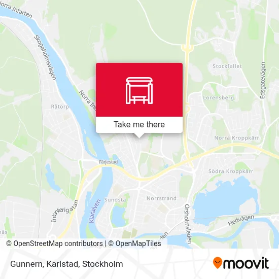Gunnern, Karlstad map
