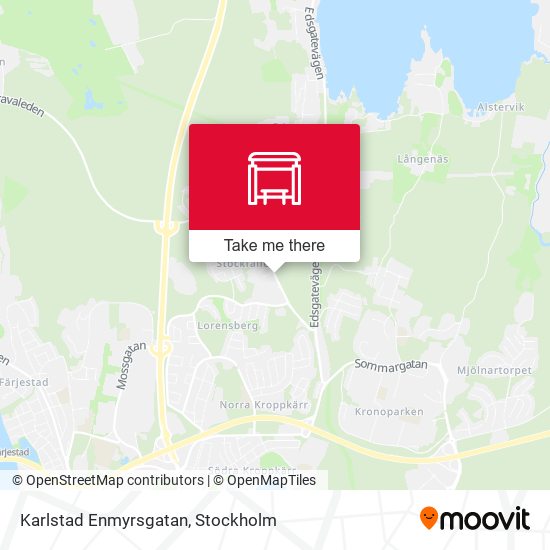 Karlstad Enmyrsgatan map