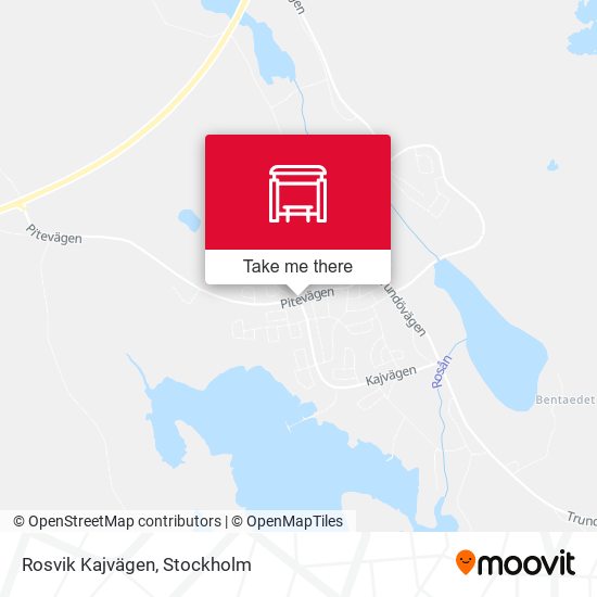 Rosvik Kajvägen map