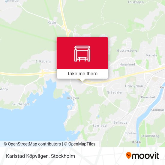 Karlstad Köpvägen map