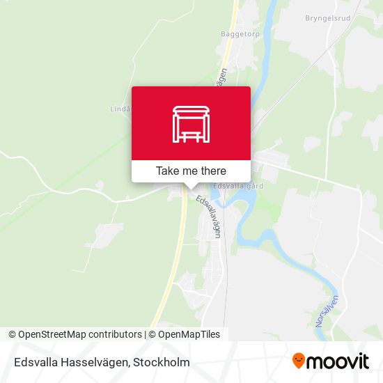 Edsvalla Hasselvägen map