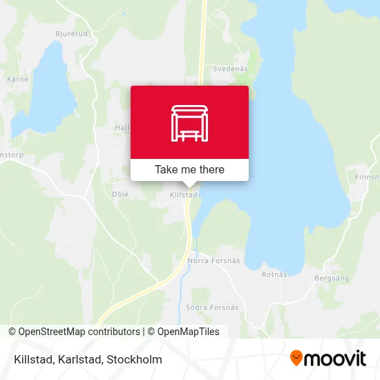 Killstad, Karlstad map