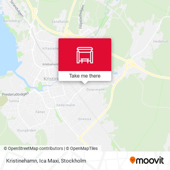 Kristinehamn, Ica Maxi map
