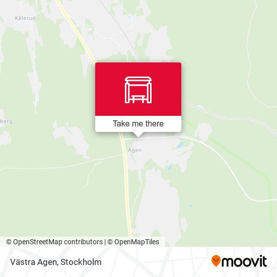 Västra Agen map