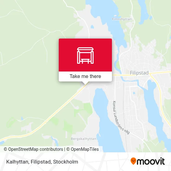Kalhyttan, Filipstad map