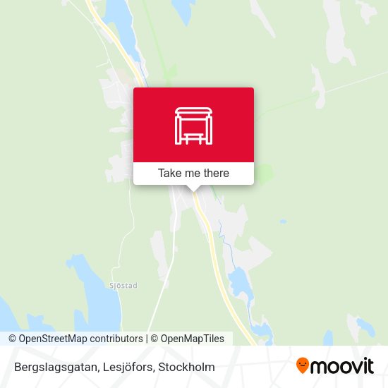 Bergslagsgatan, Lesjöfors map
