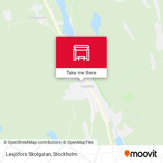 Lesjöfors Skolgatan map