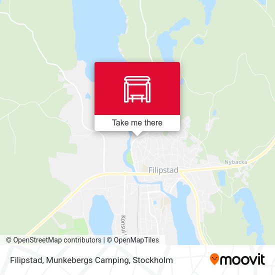 Filipstad, Munkebergs Camping map