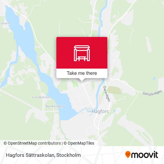 Hagfors Sättraskolan map