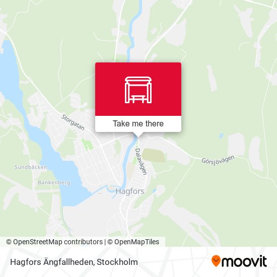 Hagfors Ängfallheden map