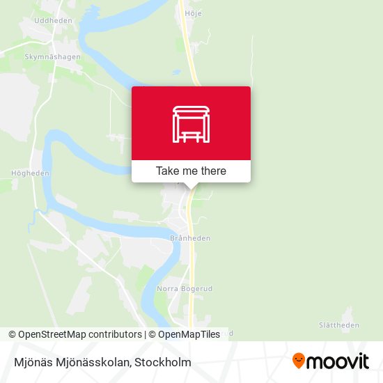 Mjönäs Mjönässkolan map