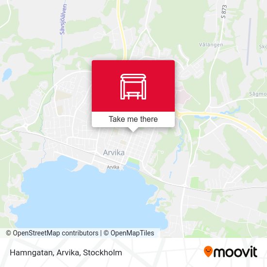 Hamngatan, Arvika map