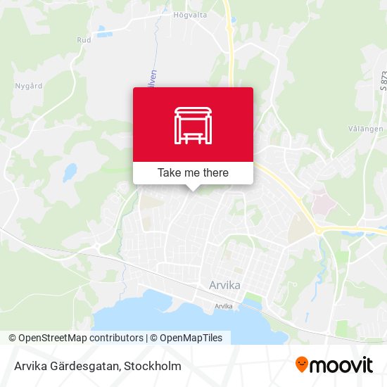 Arvika Gärdesgatan map
