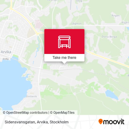 Sidensvansgatan, Arvika map