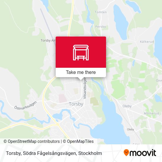 Torsby, Södra Fågelsångsvägen map