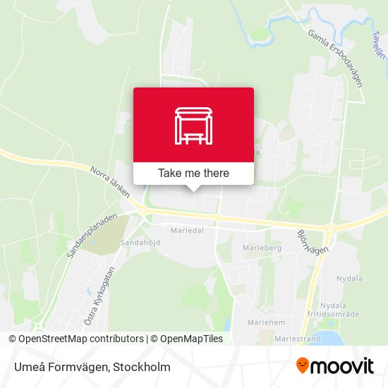 Umeå Formvägen map