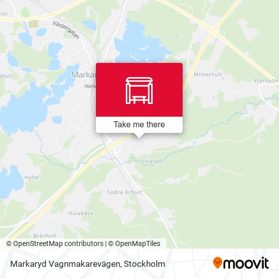Markaryd Vagnmakarevägen map