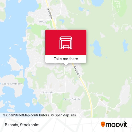 Bassås map