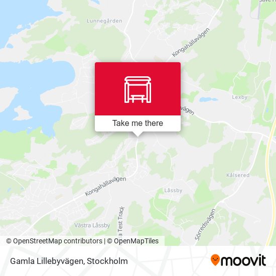 Gamla Lillebyvägen map