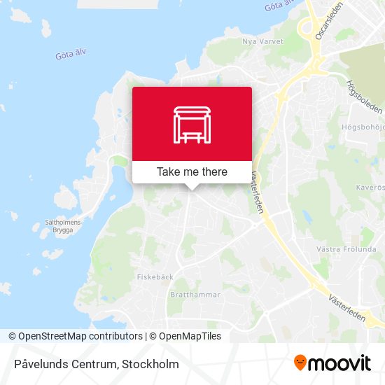 Påvelunds Centrum map