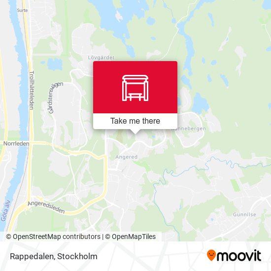 Rappedalen map