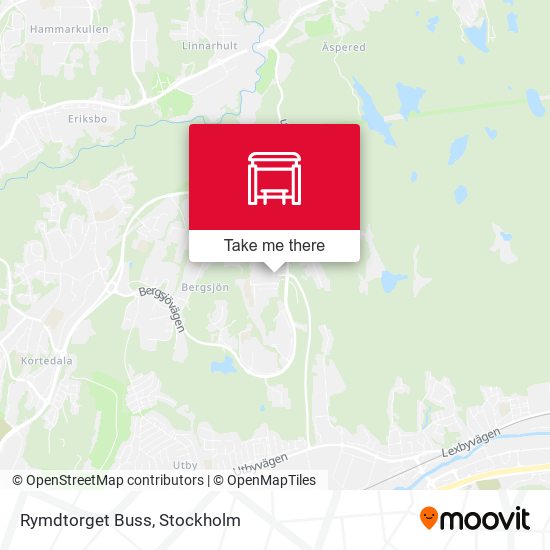 Rymdtorget Buss map