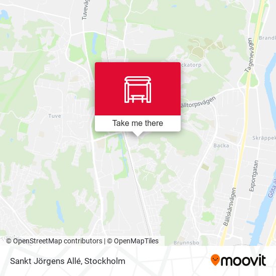 Sankt Jörgens Allé map